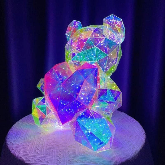 Large Size Gorgeous Shining LED Teddy Bear Holding a ❤️ (With Beautiful Packaging Box) Best for Gifting